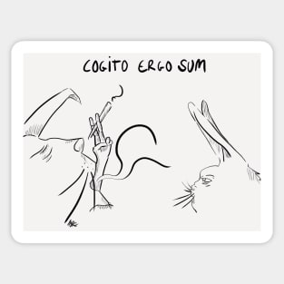 Cogito ergo sum Sticker